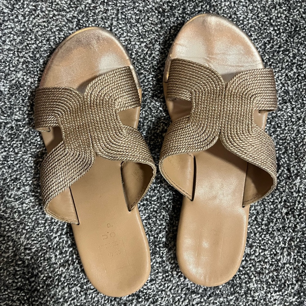 Gold Sandals